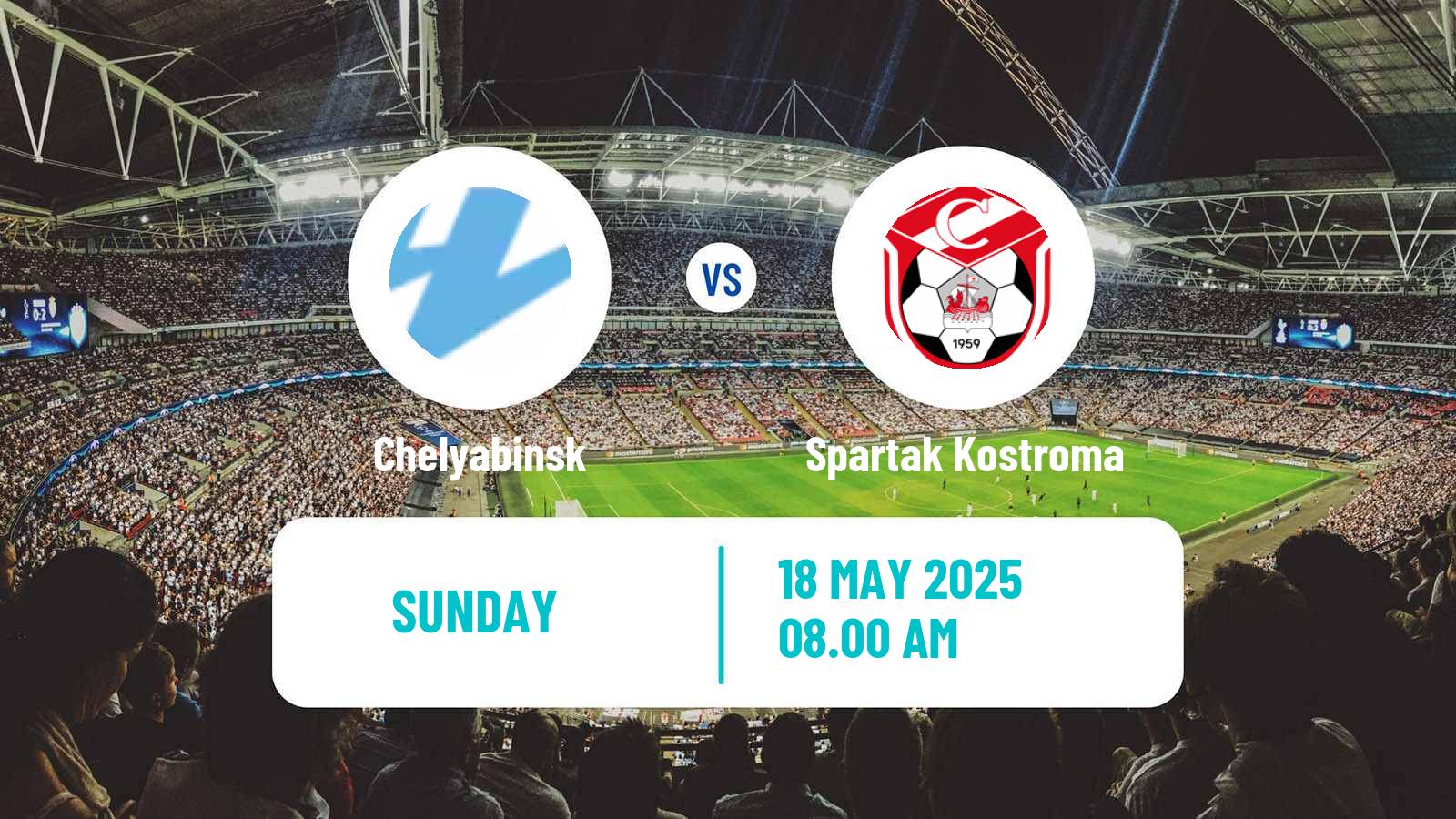 Soccer Russian FNL 2 Division A Gold Chelyabinsk - Spartak Kostroma