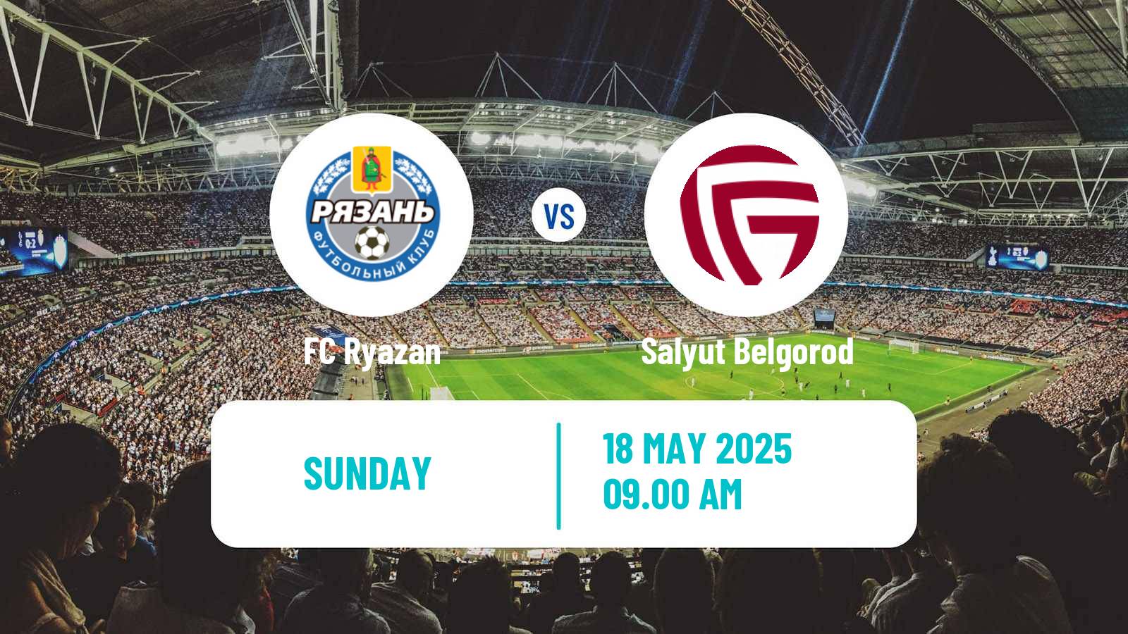 Soccer FNL 2 Division B Group 3 Ryazan - Salyut Belgorod