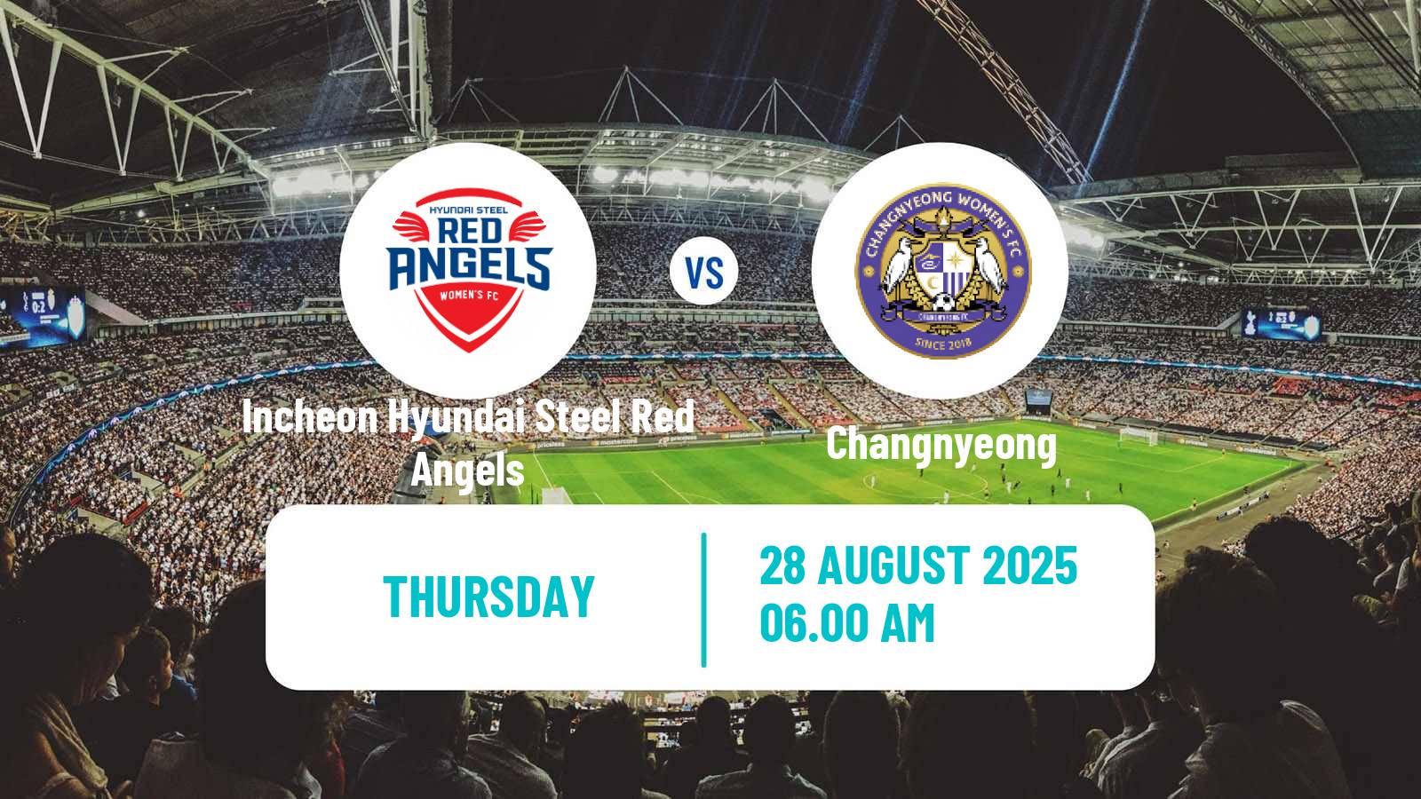 Football South Korean WK League Incheon Hyundai Steel Red Angels - Changnyeong