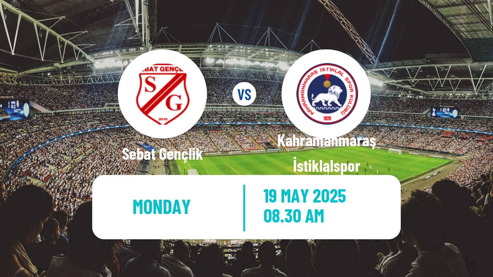 Soccer Turkish 3 Lig Group 1 Sebat Gençlik - Kahramanmaraş İstiklalspor