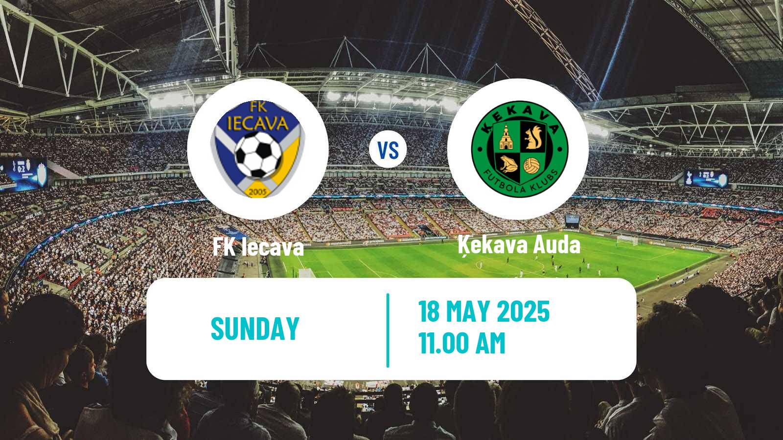 Football Latvian Cup Iecava - Ķekava Auda
