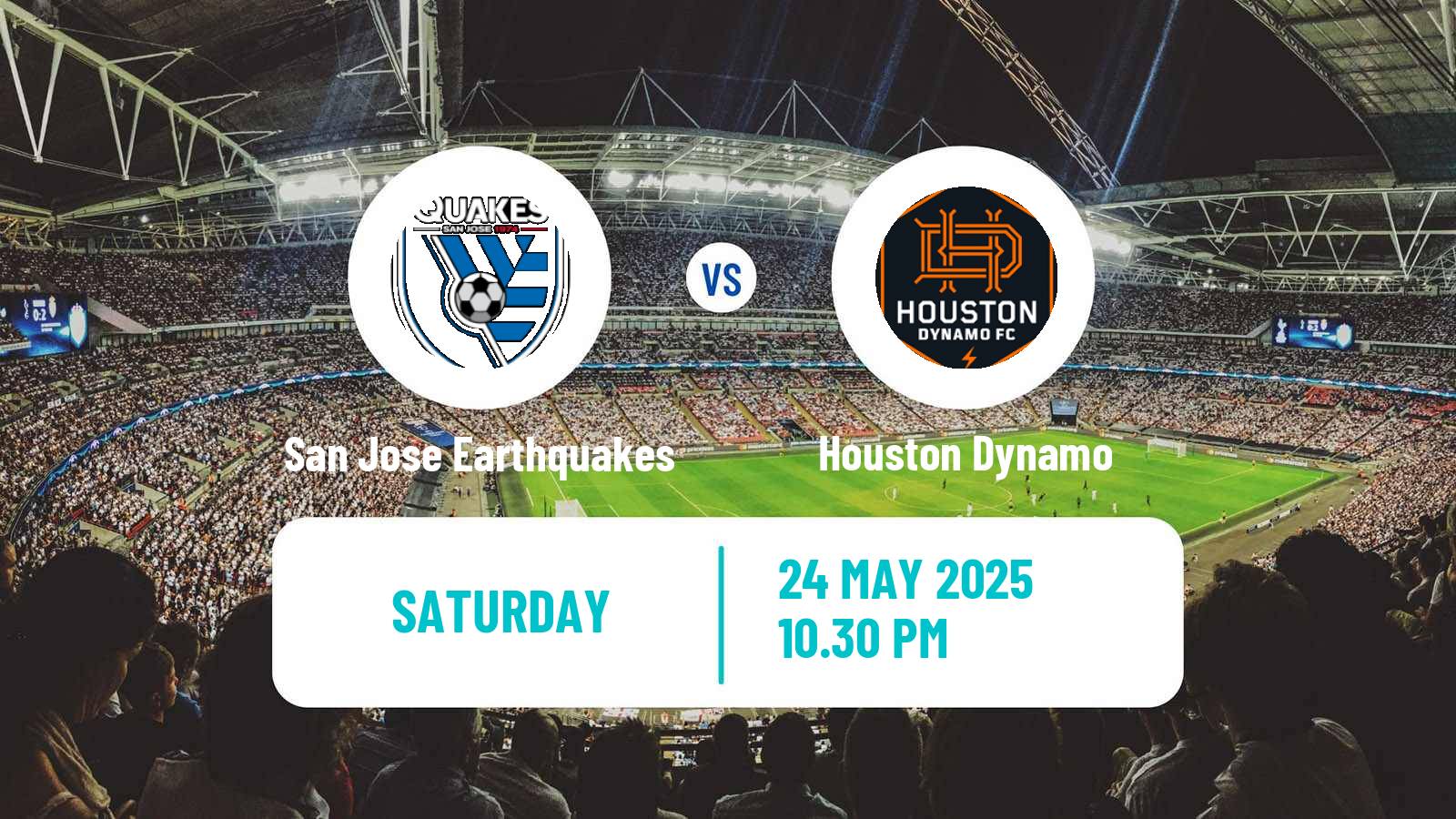 Soccer MLS San Jose Earthquakes - Houston Dynamo