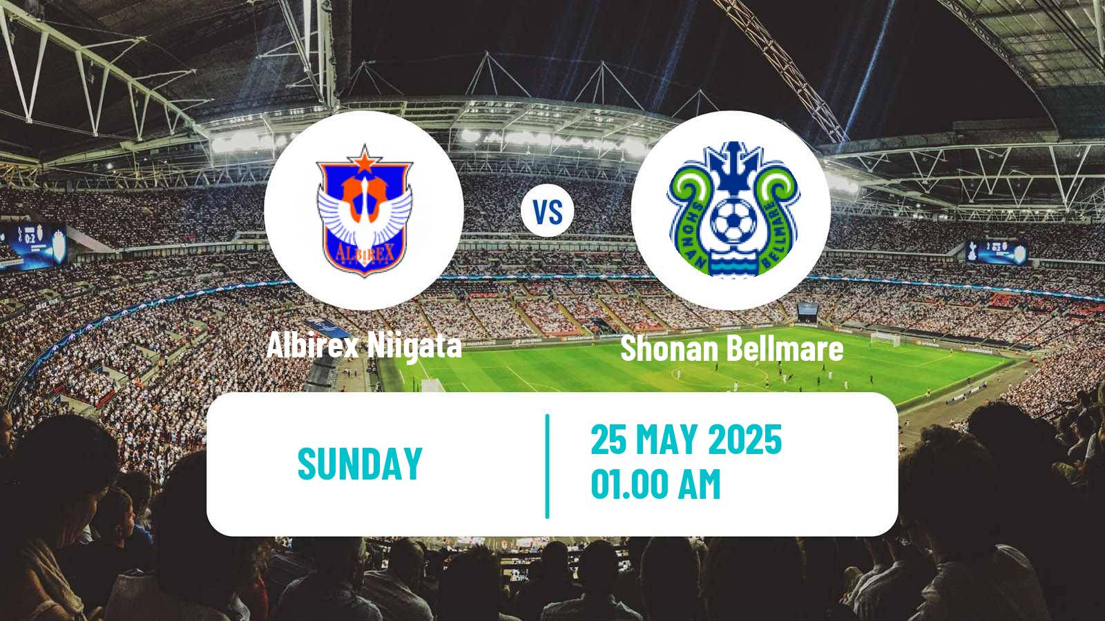 Soccer Japan J1 League Albirex Niigata - Shonan Bellmare