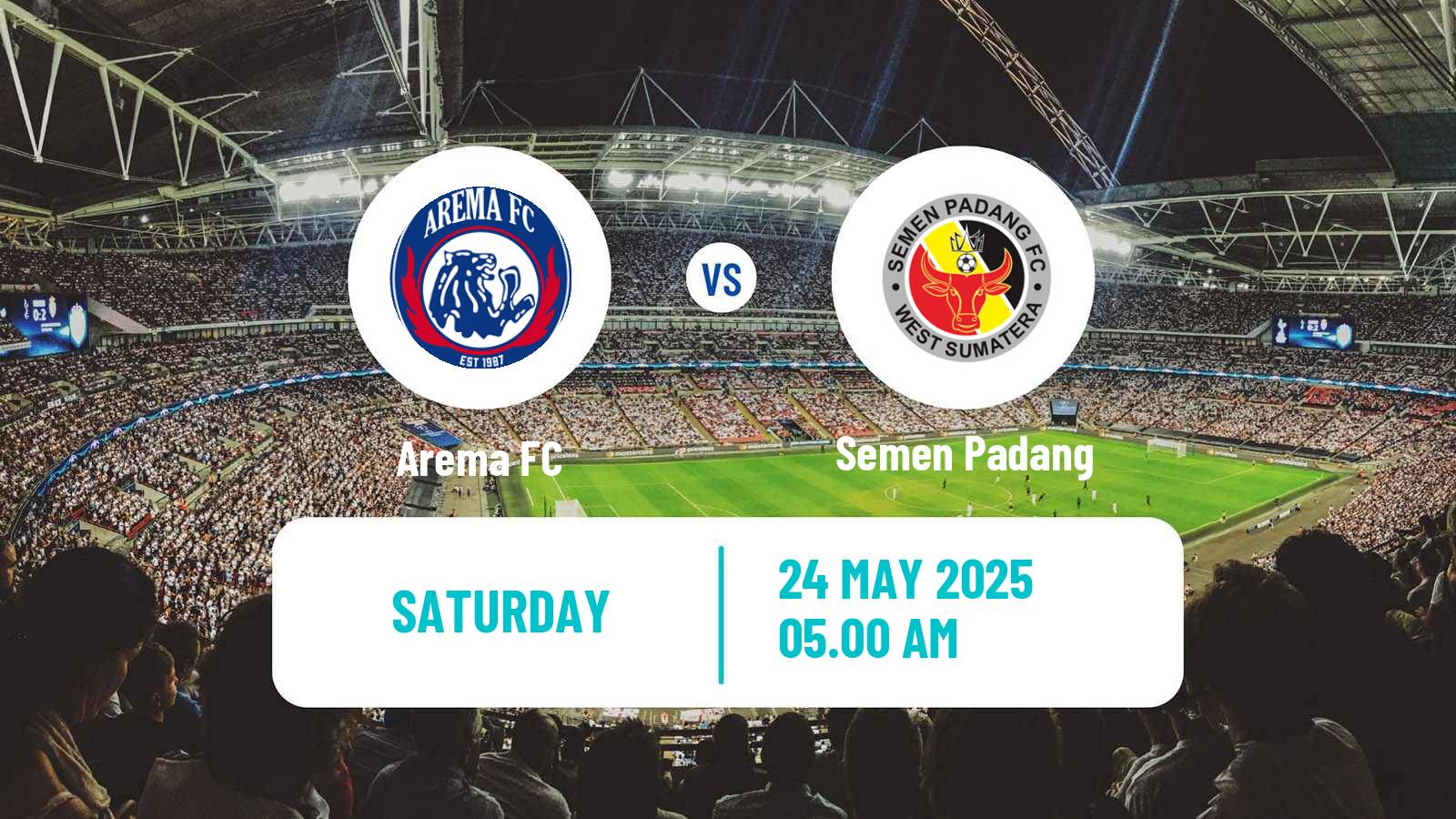 Soccer Indonesian Liga 1 Arema - Semen Padang