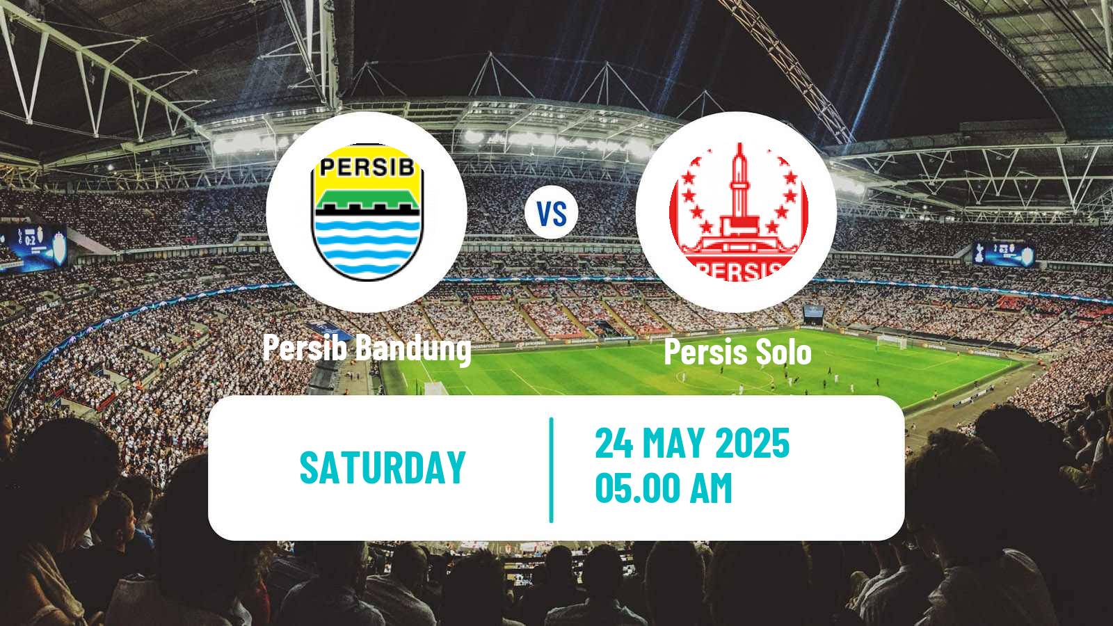 Soccer Indonesian Liga 1 Persib Bandung - Persis Solo