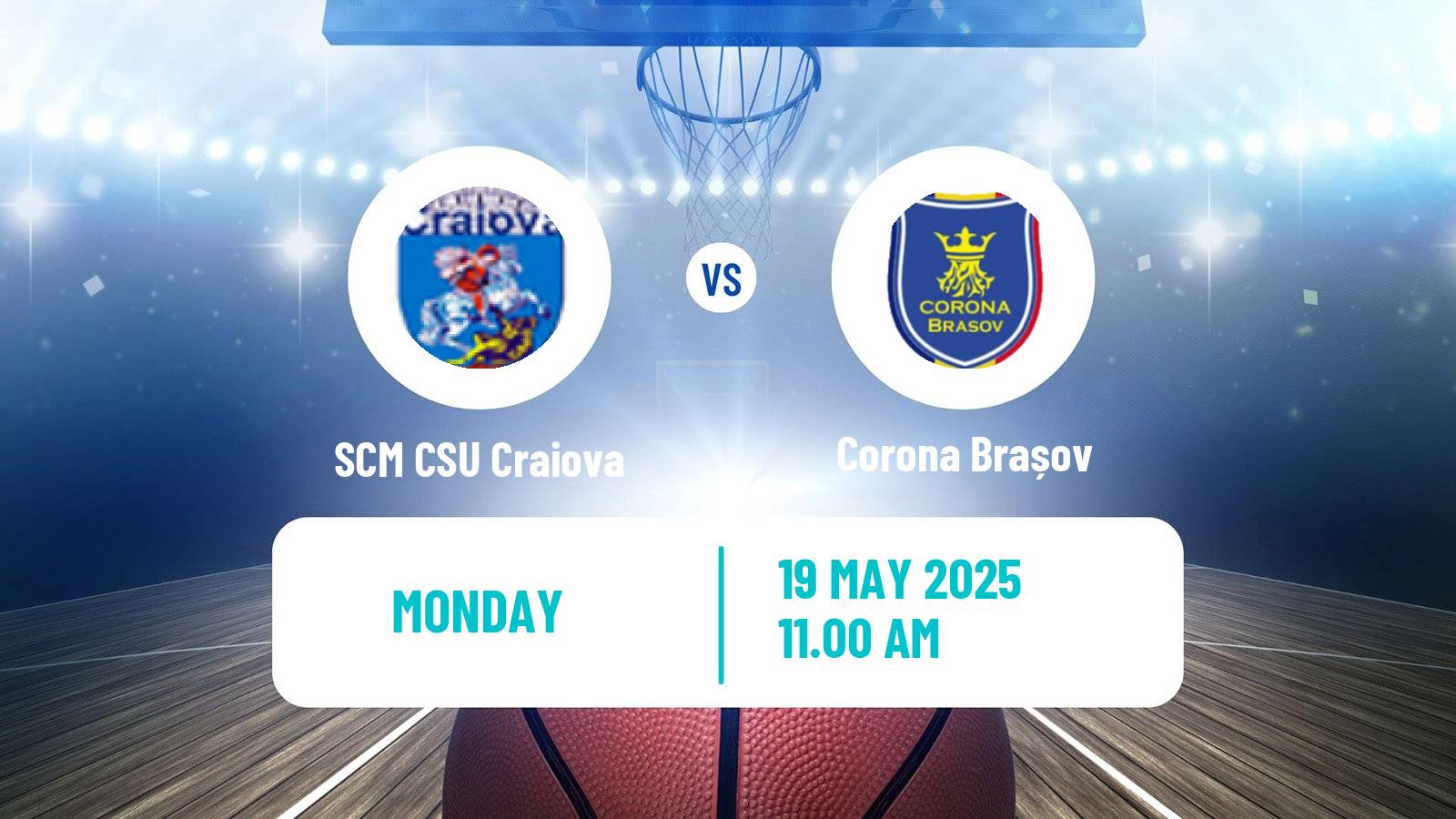 Basketball Romanian Divizia A Basketball SCM CSU Craiova - Corona Brașov