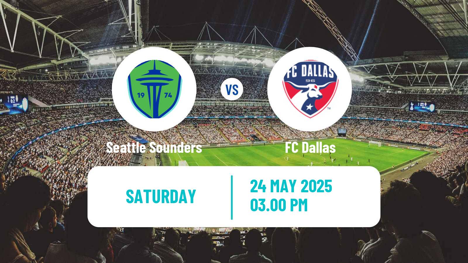Soccer MLS Seattle Sounders - FC Dallas