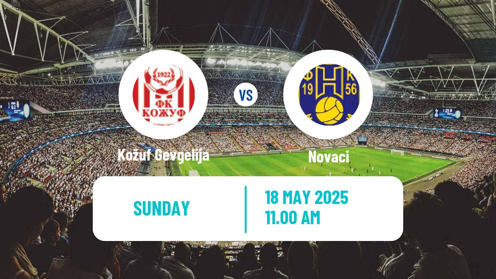 Soccer North Macedonian 2 MFL Kožuf Gevgelija - Novaci