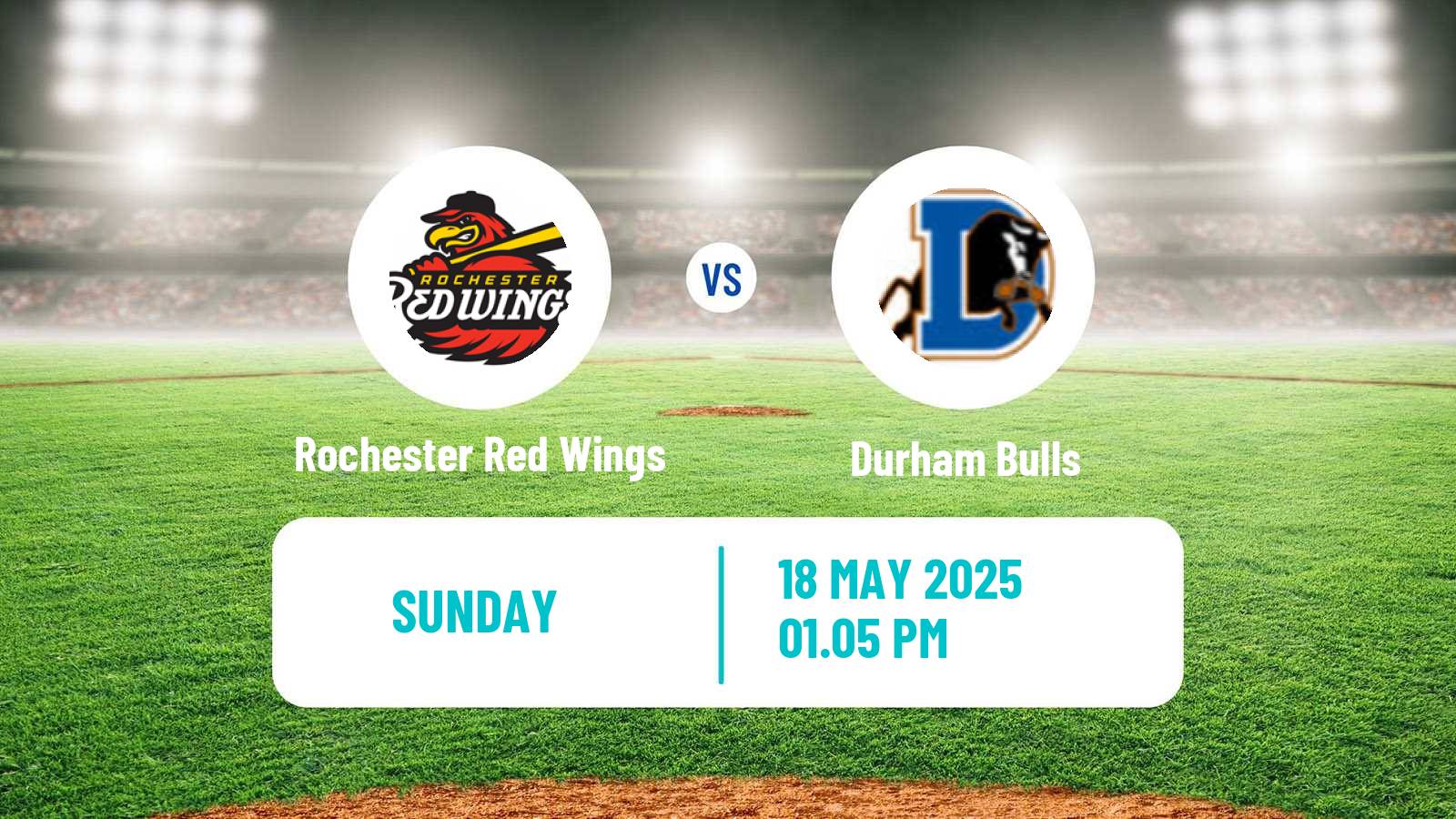 Baseball IL Rochester Red Wings - Durham Bulls