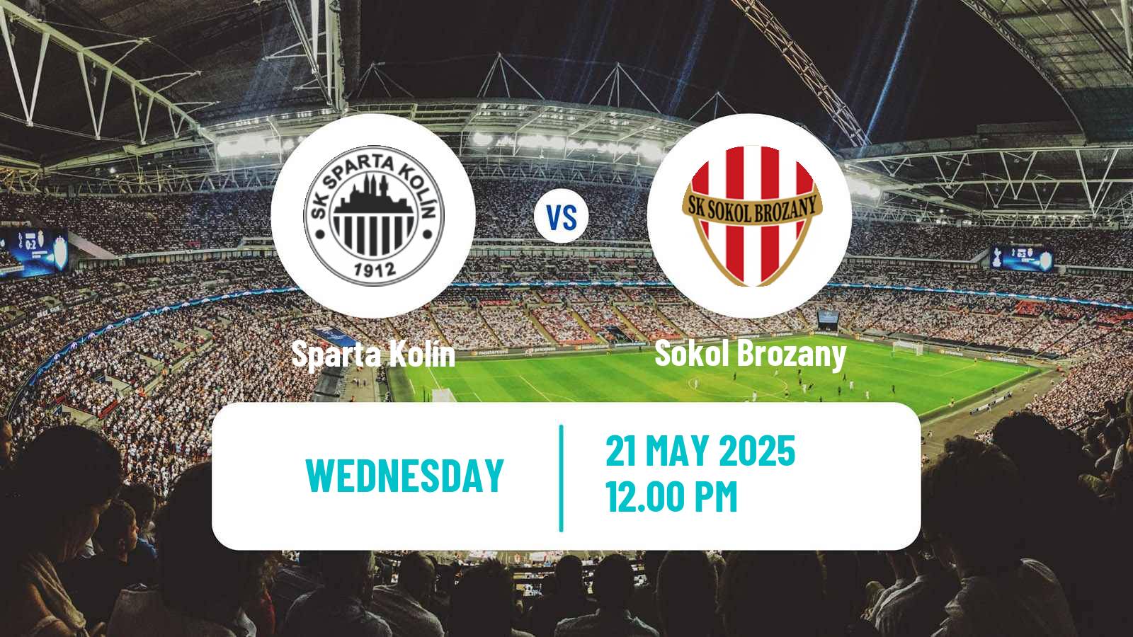 Soccer Czech CFL Group B Sparta Kolín - Sokol Brozany