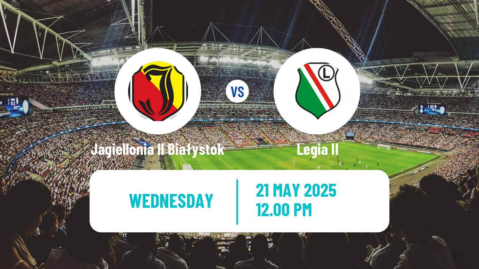 Soccer Polish Division 3 - Group I Jagiellonia II Białystok - Legia II