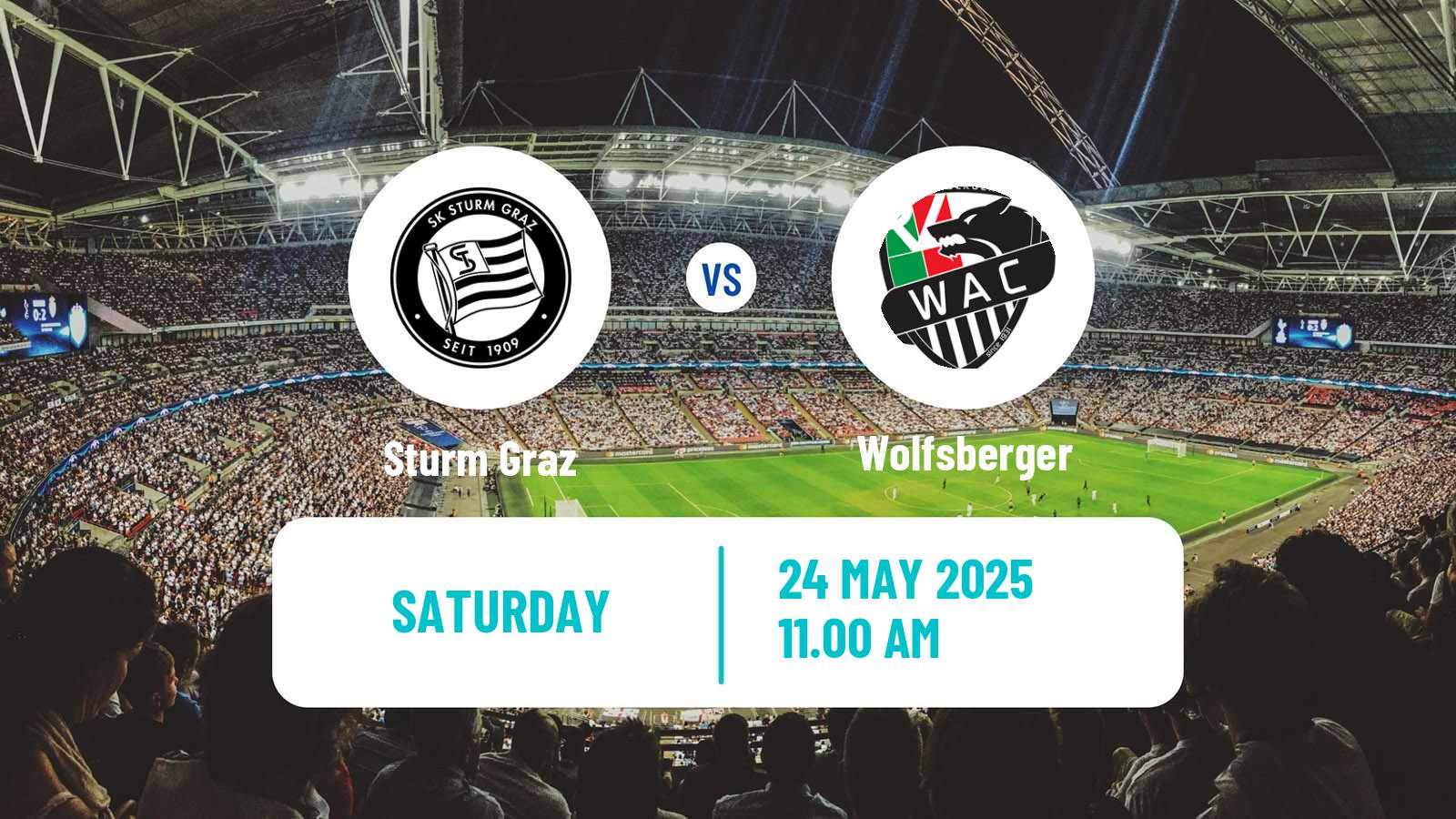 Soccer Austrian Bundesliga Sturm Graz - Wolfsberger