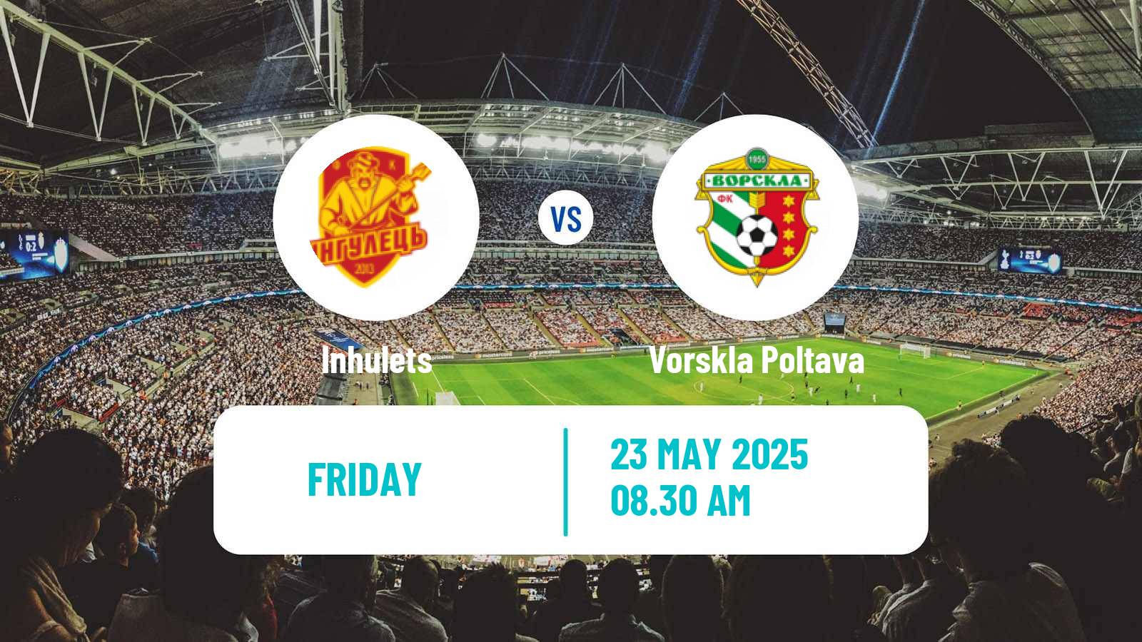 Soccer Ukrainian Premier League Inhulets - Vorskla Poltava