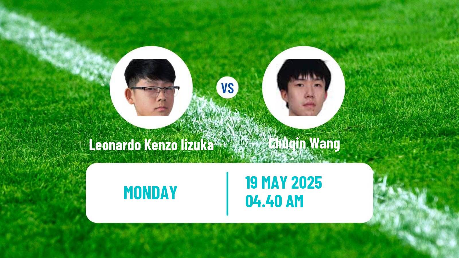 Table tennis World Championships Men Leonardo Kenzo Iizuka - Chuqin Wang
