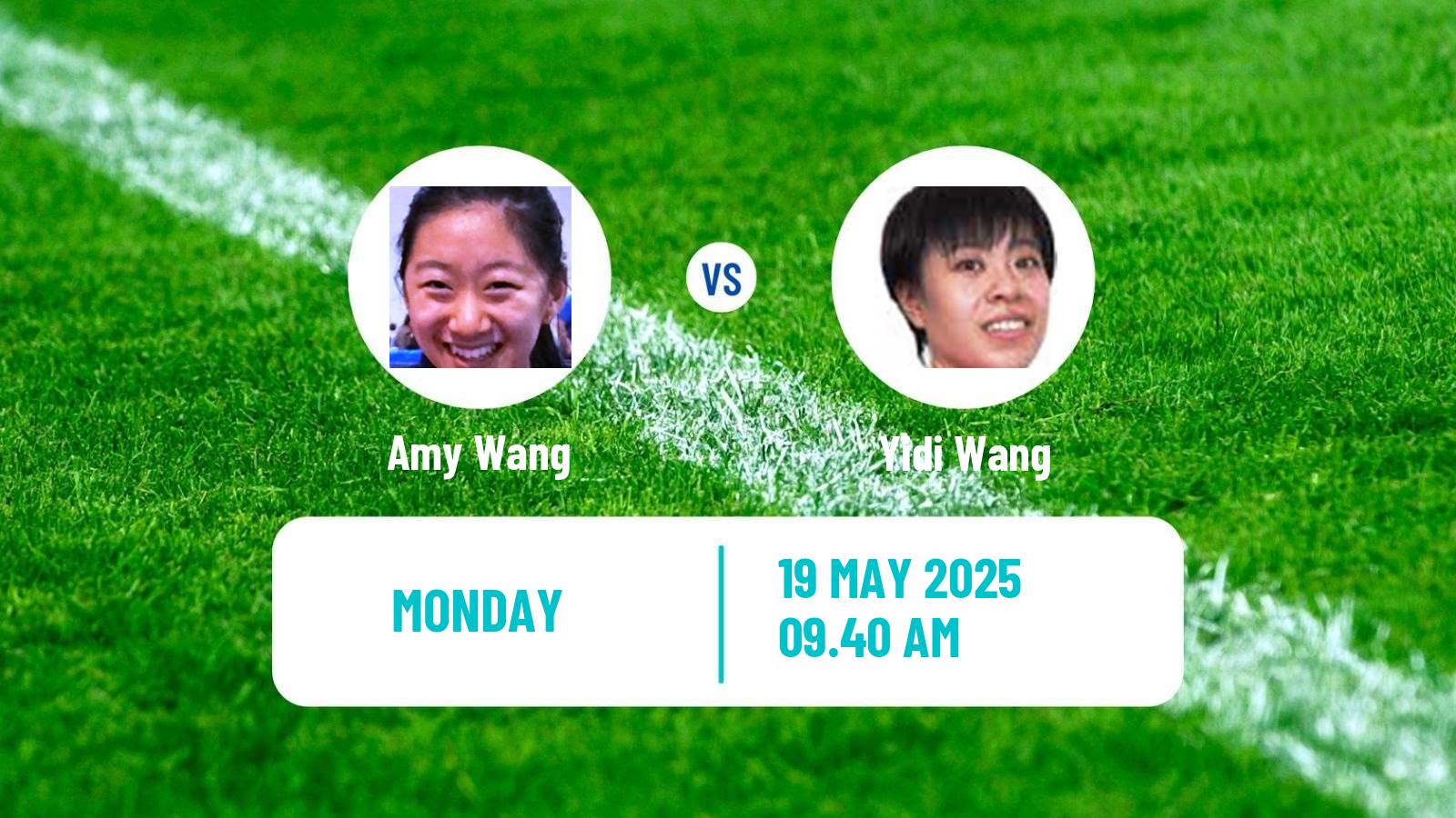 Table tennis World Championships Women Amy Wang - Yidi Wang