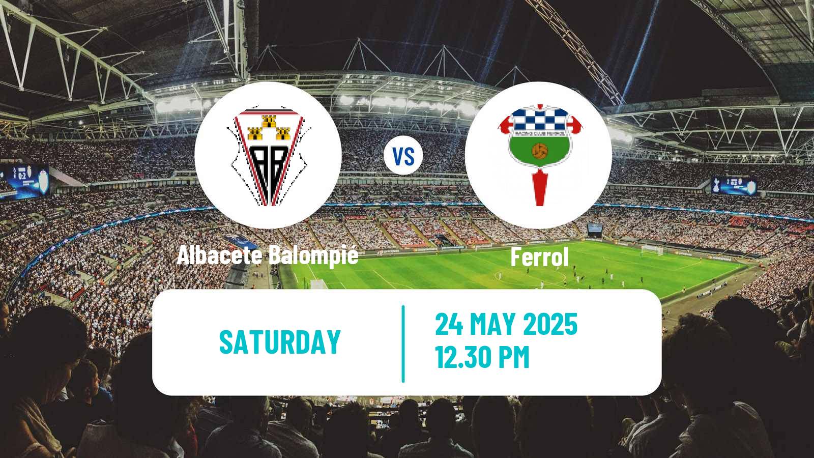 Soccer Spanish LaLiga2 Albacete Balompié - Ferrol