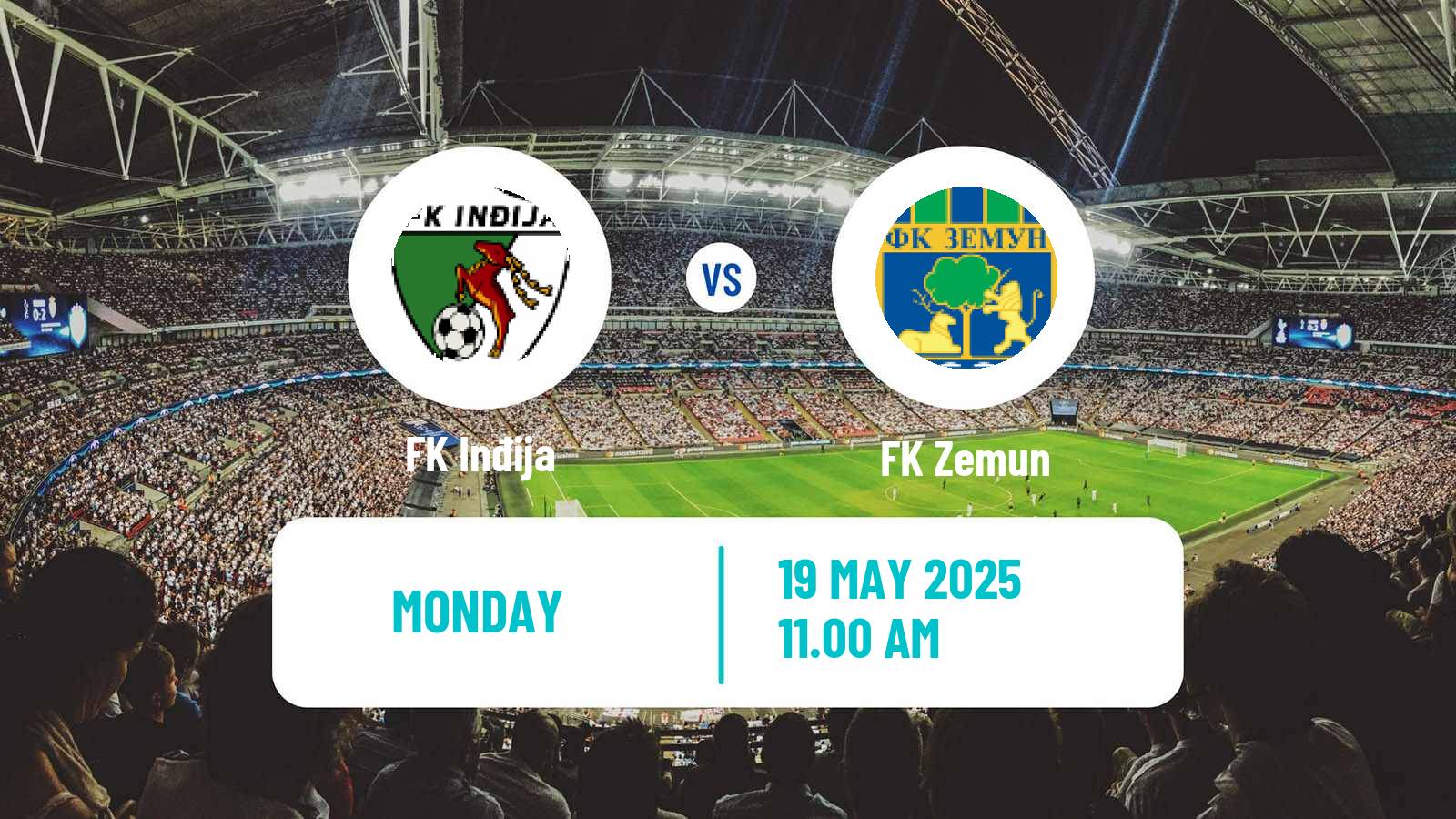 Soccer Serbian Prva Liga Inđija - Zemun