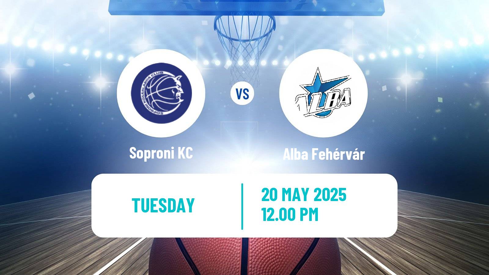 Basketball Hungarian NB I Basketball Soproni KC - Alba Fehérvár