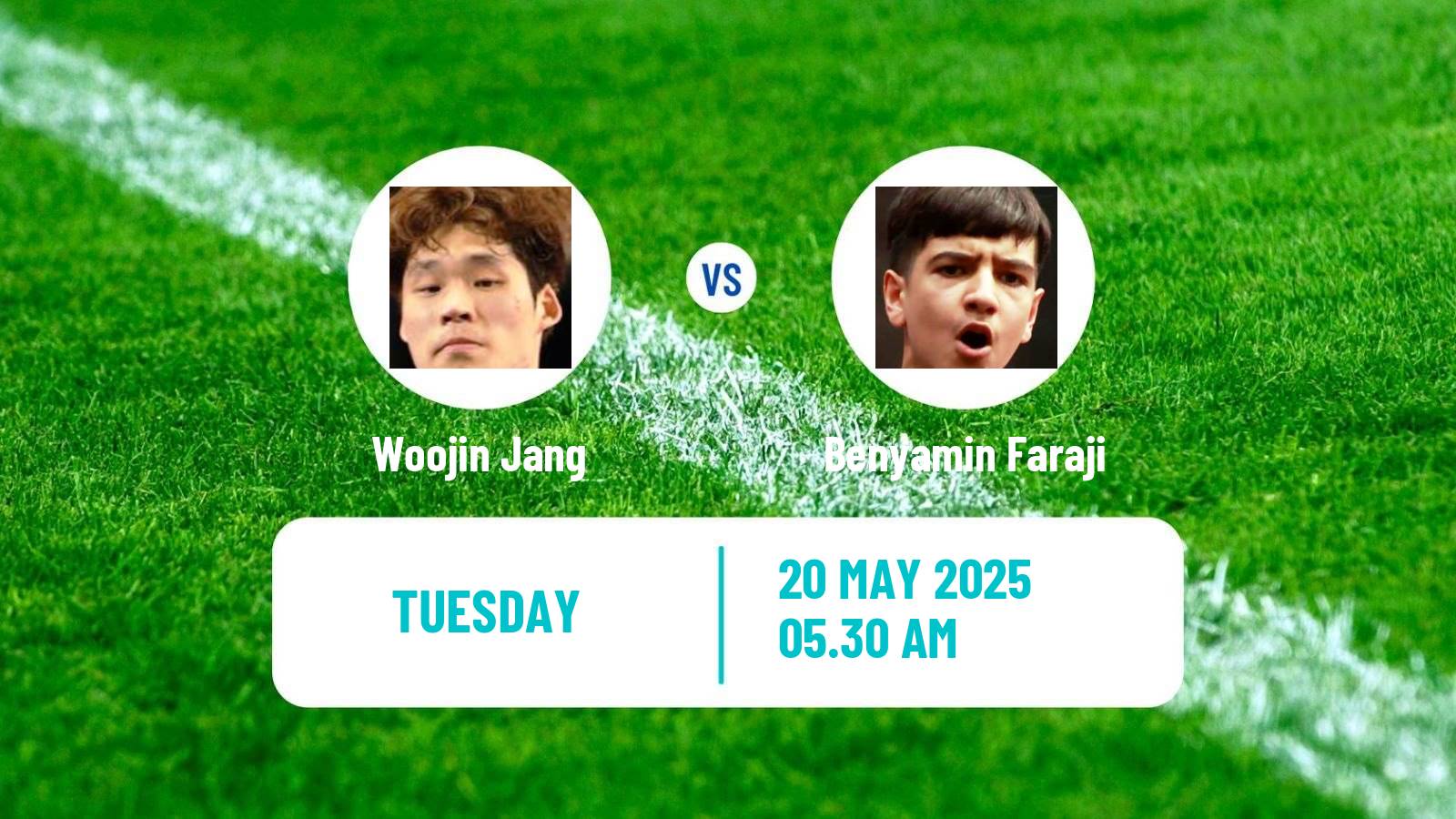 Table tennis World Championships Men Woojin Jang - Benyamin Faraji