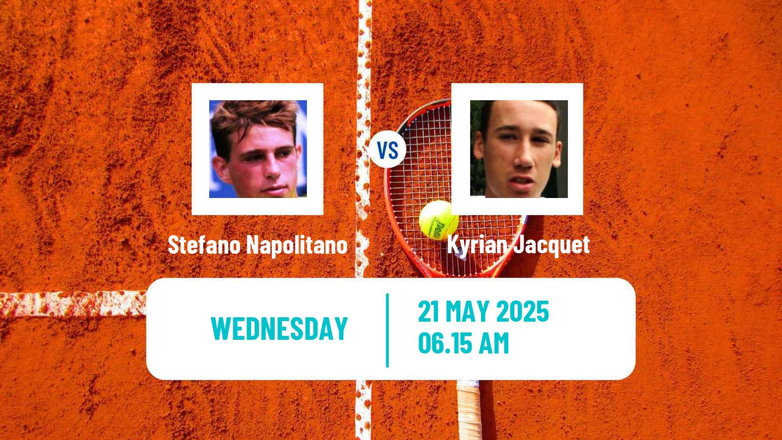 Tennis ATP Roland Garros Stefano Napolitano - Kyrian Jacquet
