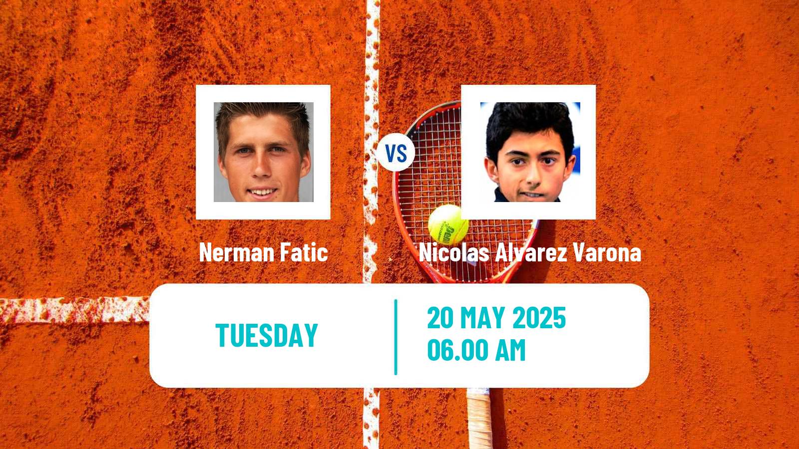 Tennis Skopje Challenger Men Nerman Fatic - Nicolas Alvarez Varona