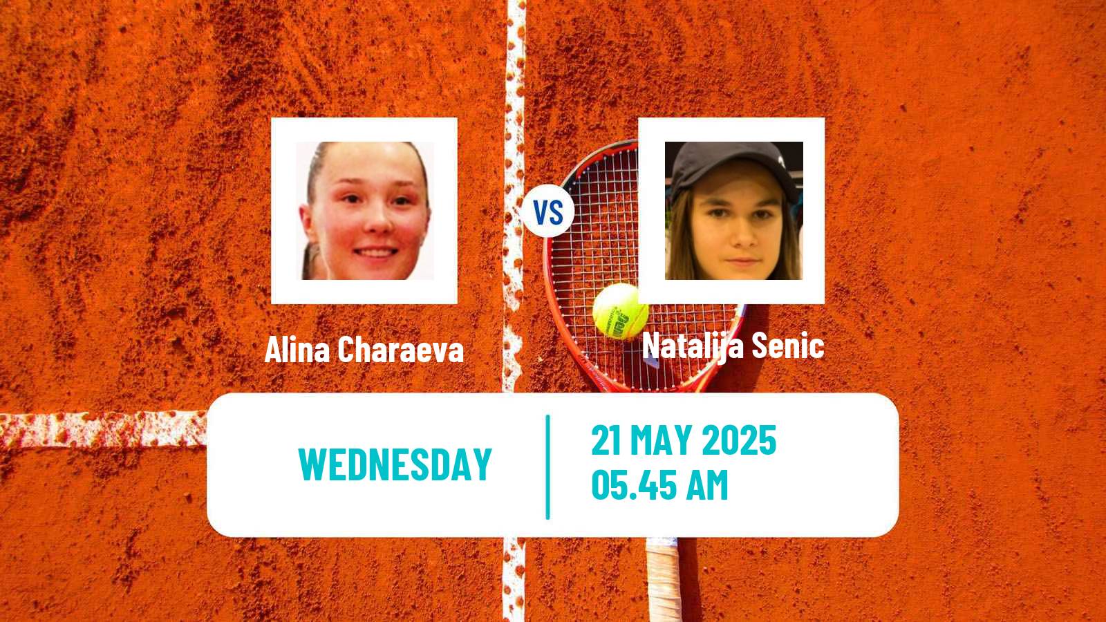 Tennis ITF W75 Kursumlijska Banja Women Alina Charaeva - Natalija Senic