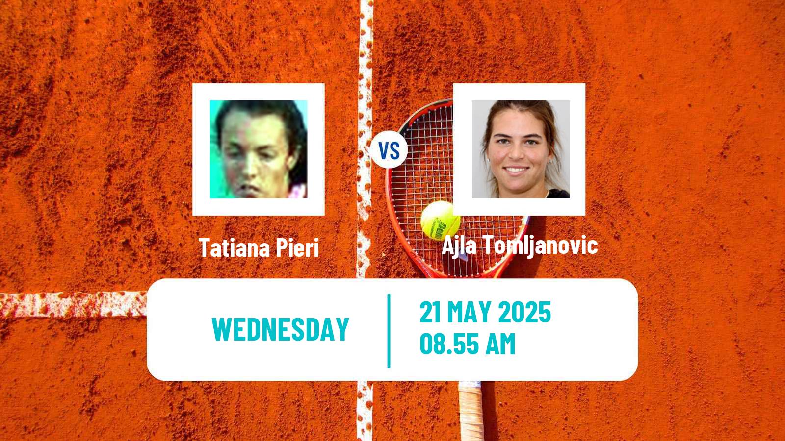 Tennis WTA Rabat Tatiana Pieri - Ajla Tomljanovic