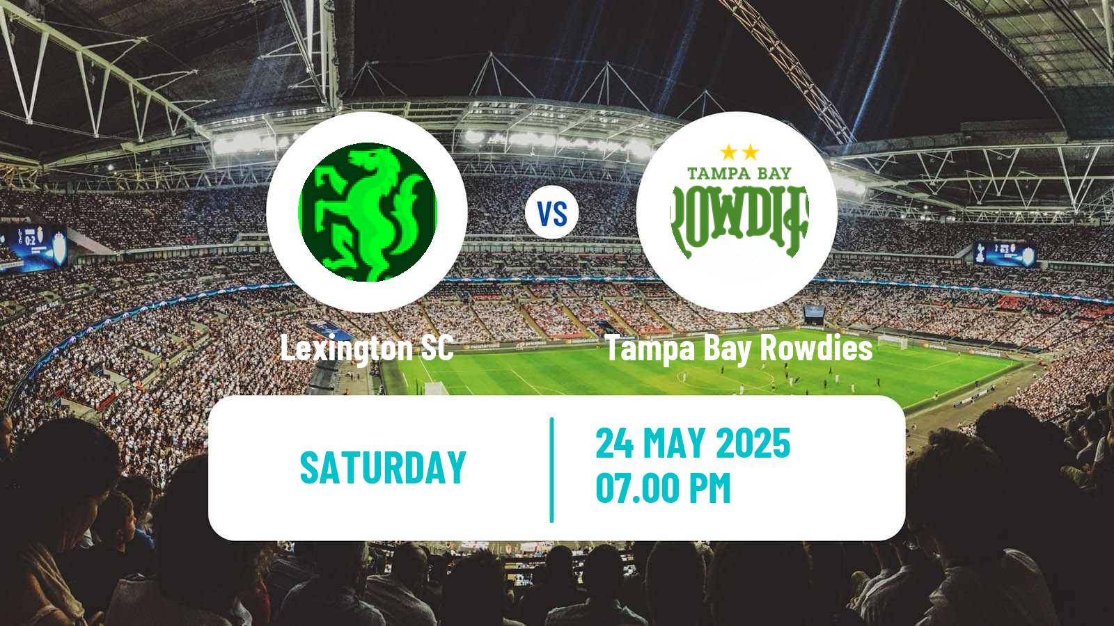 Soccer USL Championship Lexington - Tampa Bay Rowdies