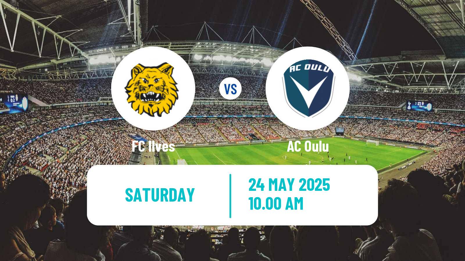 Soccer Finnish Veikkausliiga Ilves - Oulu
