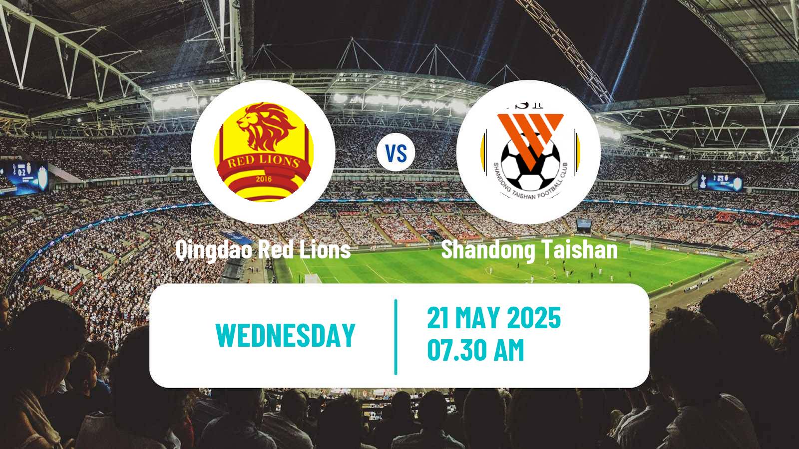 Soccer Chinese FA Cup Qingdao Red Lions - Shandong Taishan