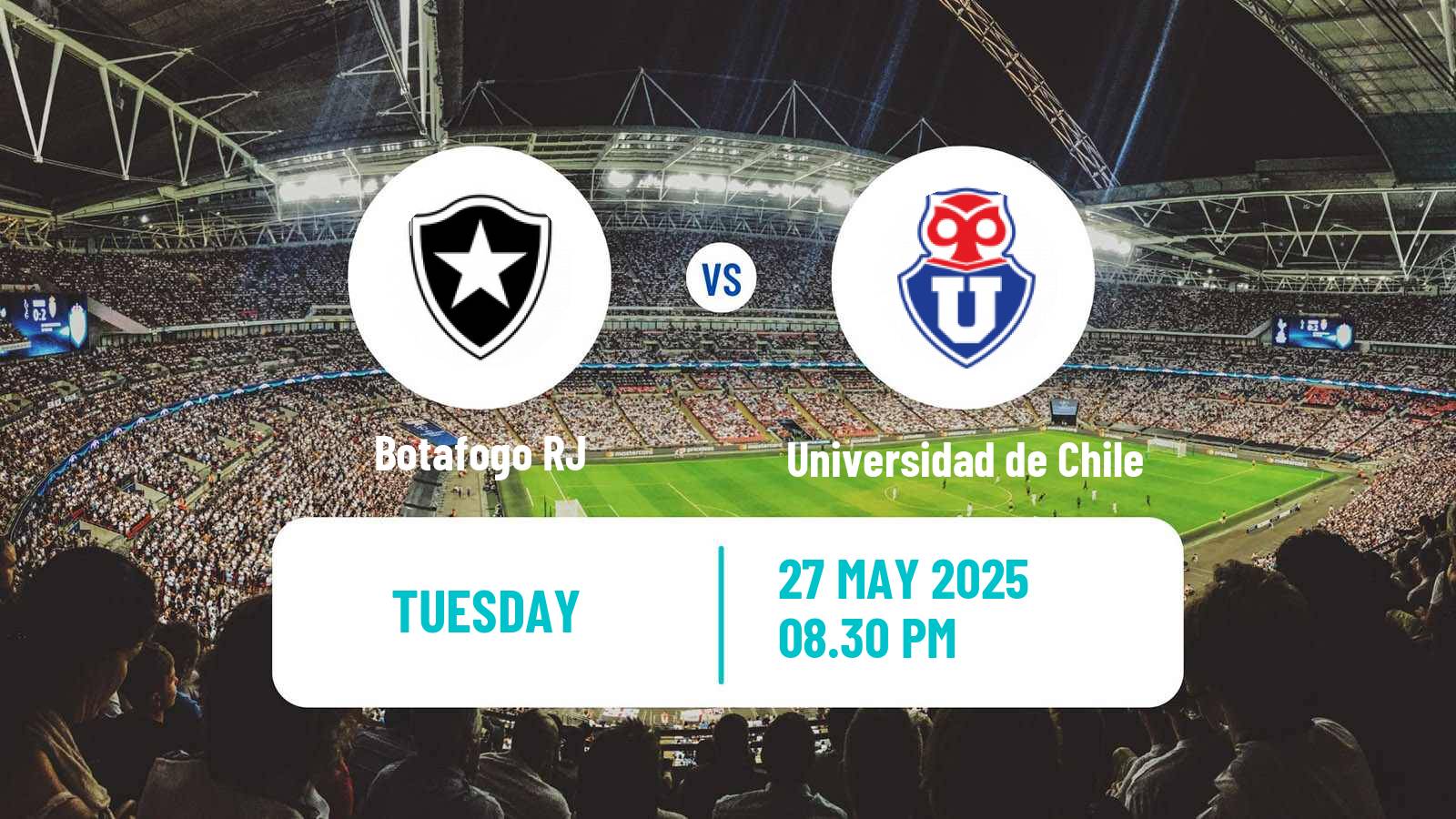 Soccer Copa Libertadores Botafogo RJ - Universidad de Chile