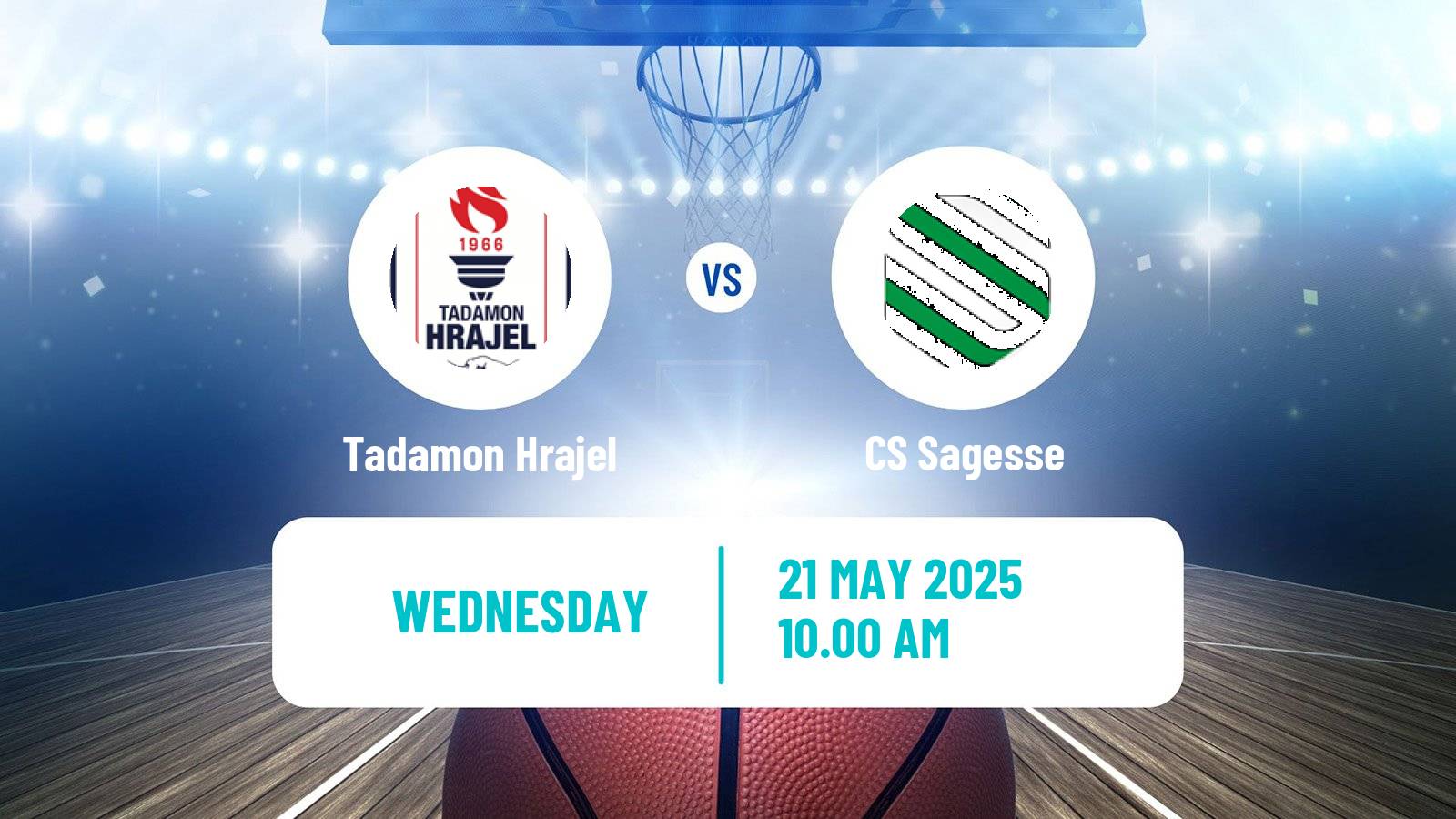 Basketball Lebanese Division 1 Basketball Tadamon Hrajel - Sagesse