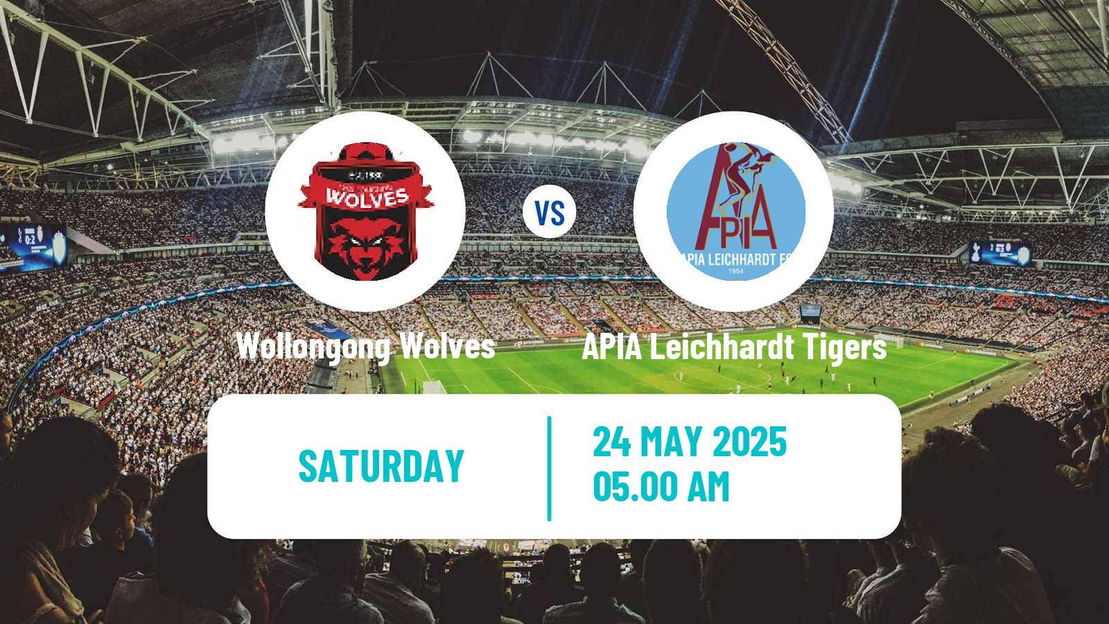 Soccer Australian NPL NSW Wollongong Wolves - APIA Leichhardt Tigers