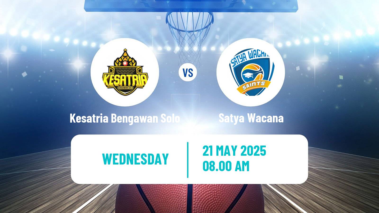 Basketball Indonesian IBL Kesatria Bengawan Solo - Satya Wacana