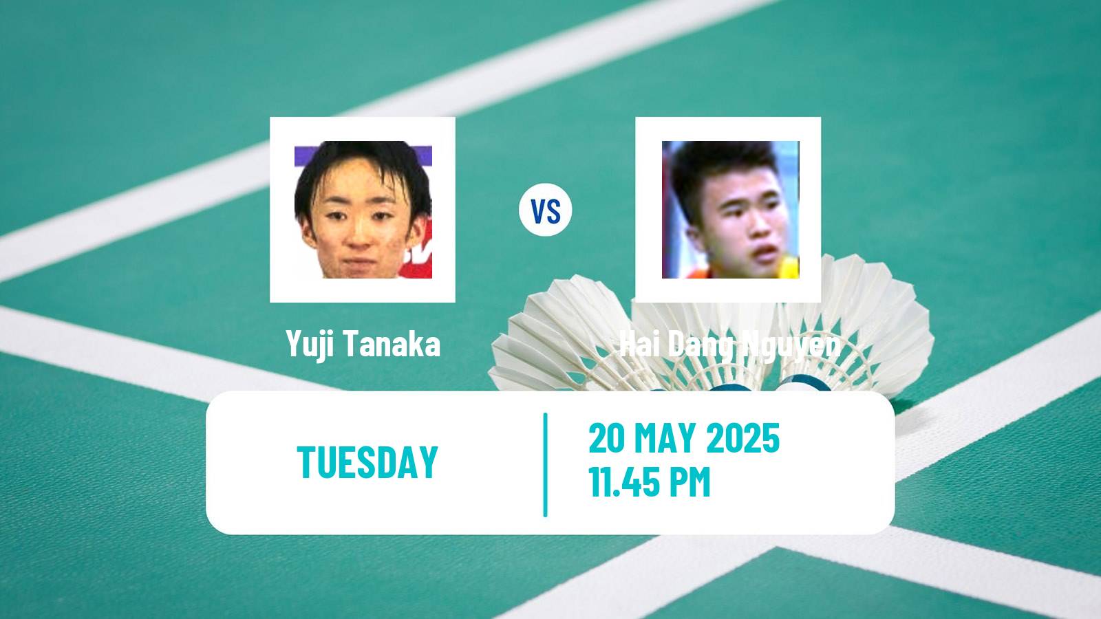 Badminton BWF World Tour Malaysia Masters Men Yuji Tanaka - Hai Dang Nguyen