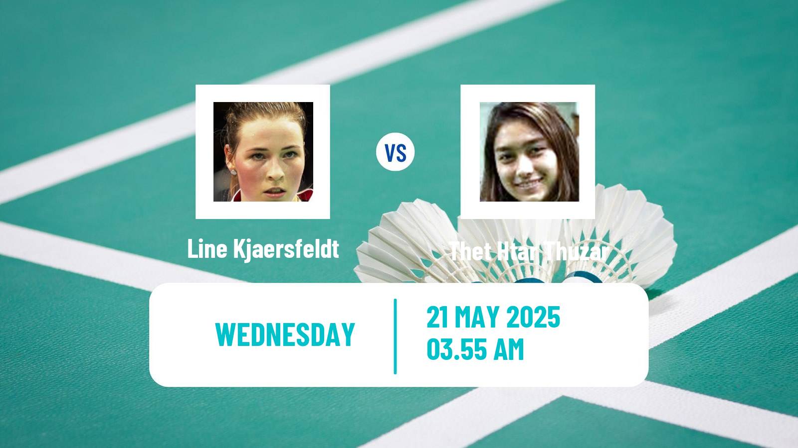 Badminton BWF World Tour Malaysia Masters Women Line Kjaersfeldt - Thet Htar Thuzar