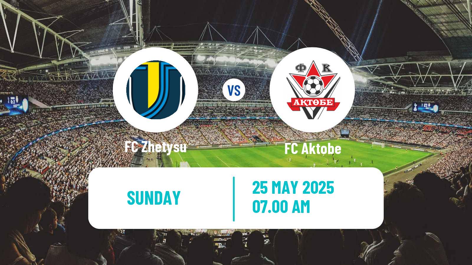Soccer Kazakh Premier League Zhetysu - Aktobe