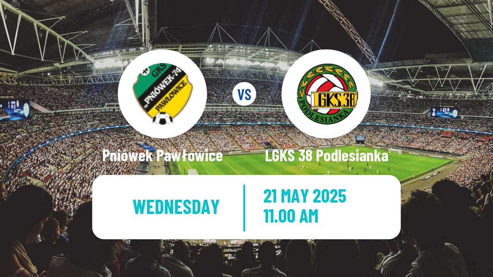 Soccer Polish Division 3 - Group III Pniówek Pawłowice - LGKS 38 Podlesianka