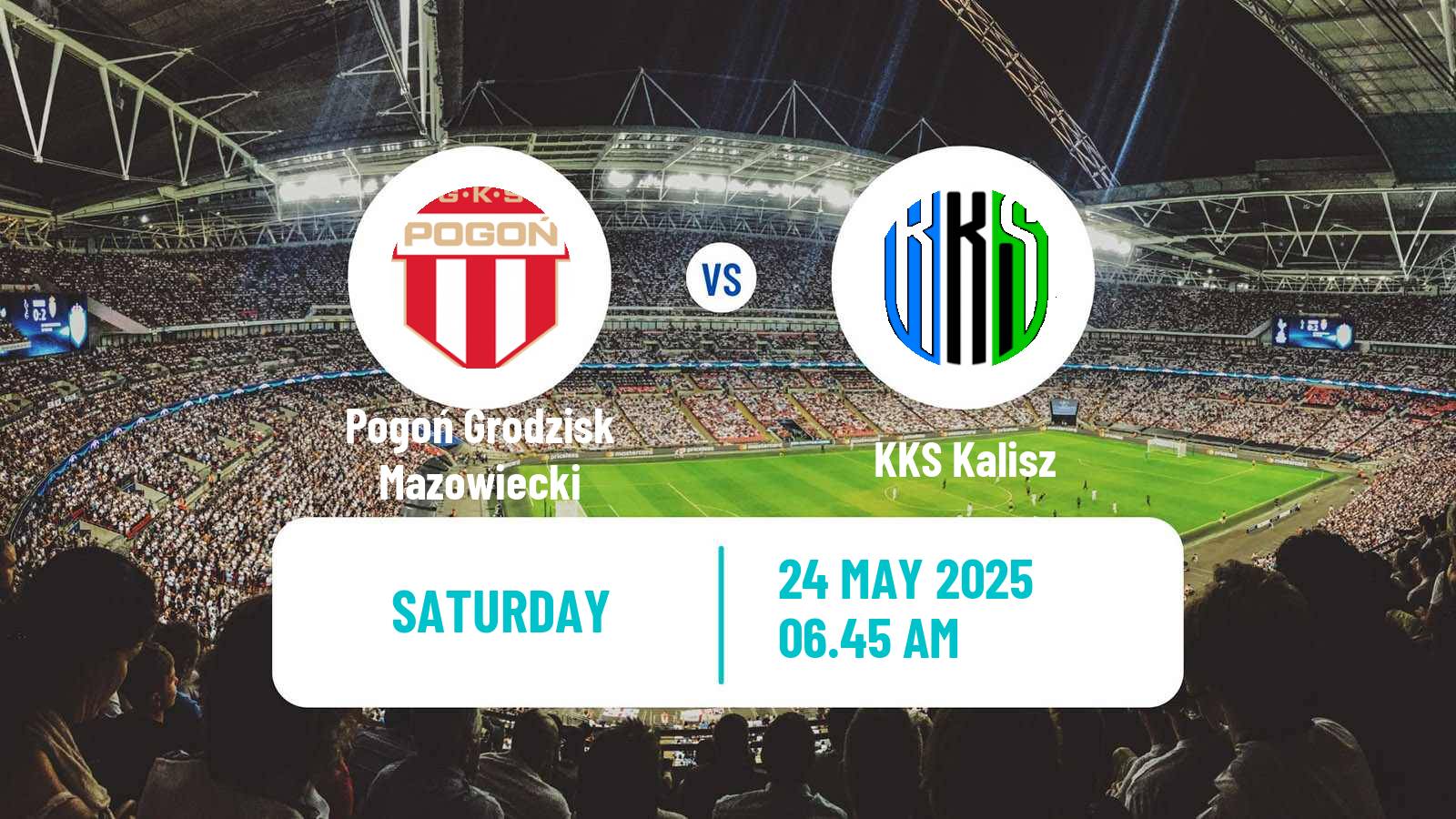 Soccer Polish Division 2 Pogoń Grodzisk Mazowiecki - KKS Kalisz