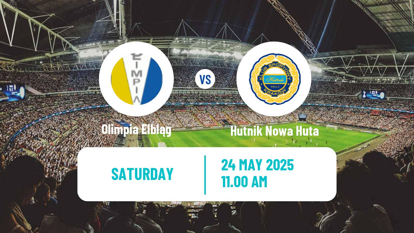 Soccer Polish Division 2 Olimpia Elbląg - Hutnik Nowa Huta