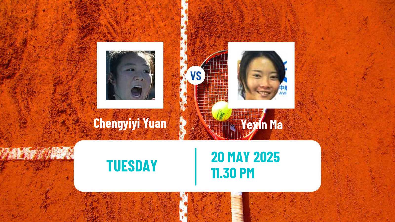 Tennis ITF W35 Andong Women Chengyiyi Yuan - Yexin Ma