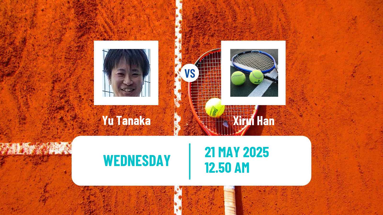 Tennis ITF M15 Luan 5 Men Yu Tanaka - Xirui Han