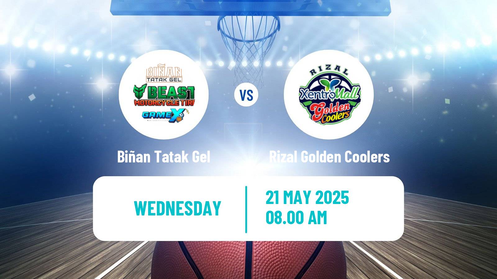 Basketball Philippines MBPL  Biñan Tatak Gel - Rizal Golden Coolers