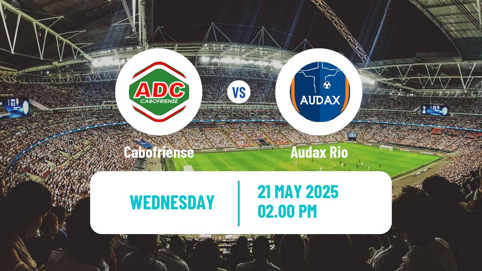 Soccer Brazilian Campeonato Carioca 2 Cabofriense - Audax Rio