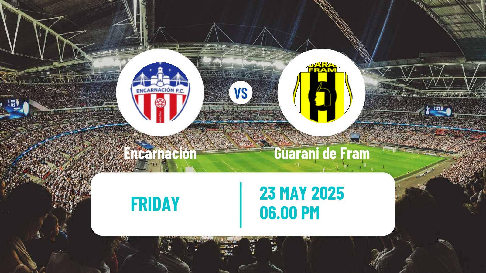 Soccer Paraguayan Division Intermedia Encarnación - Guarani de Fram