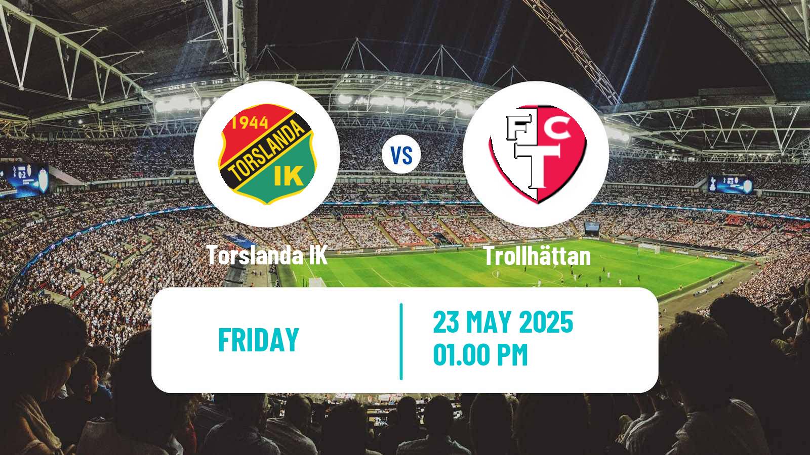 Soccer Swedish Division 1 Södra Torslanda - Trollhättan