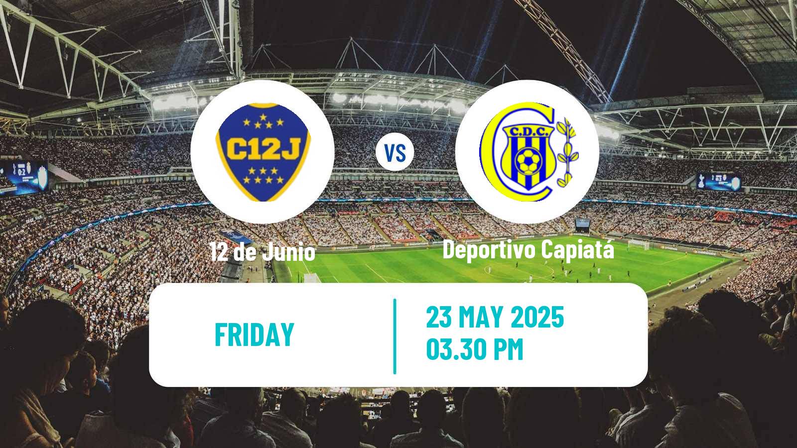 Football Paraguayan Division Intermedia 12 de Junio - Deportivo Capiatá