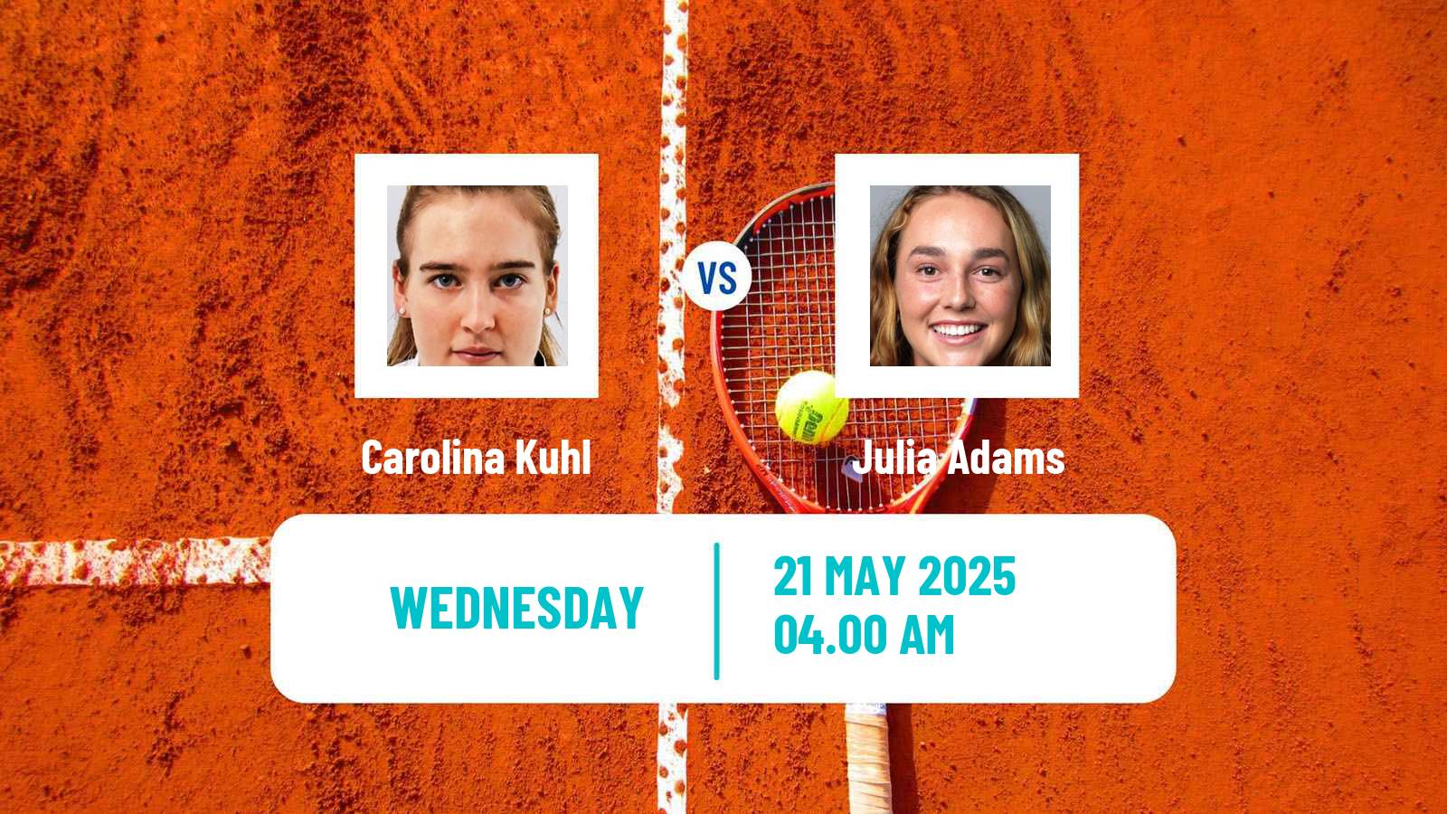 Tennis ITF W35 Bol Women Carolina Kuhl - Julia Adams