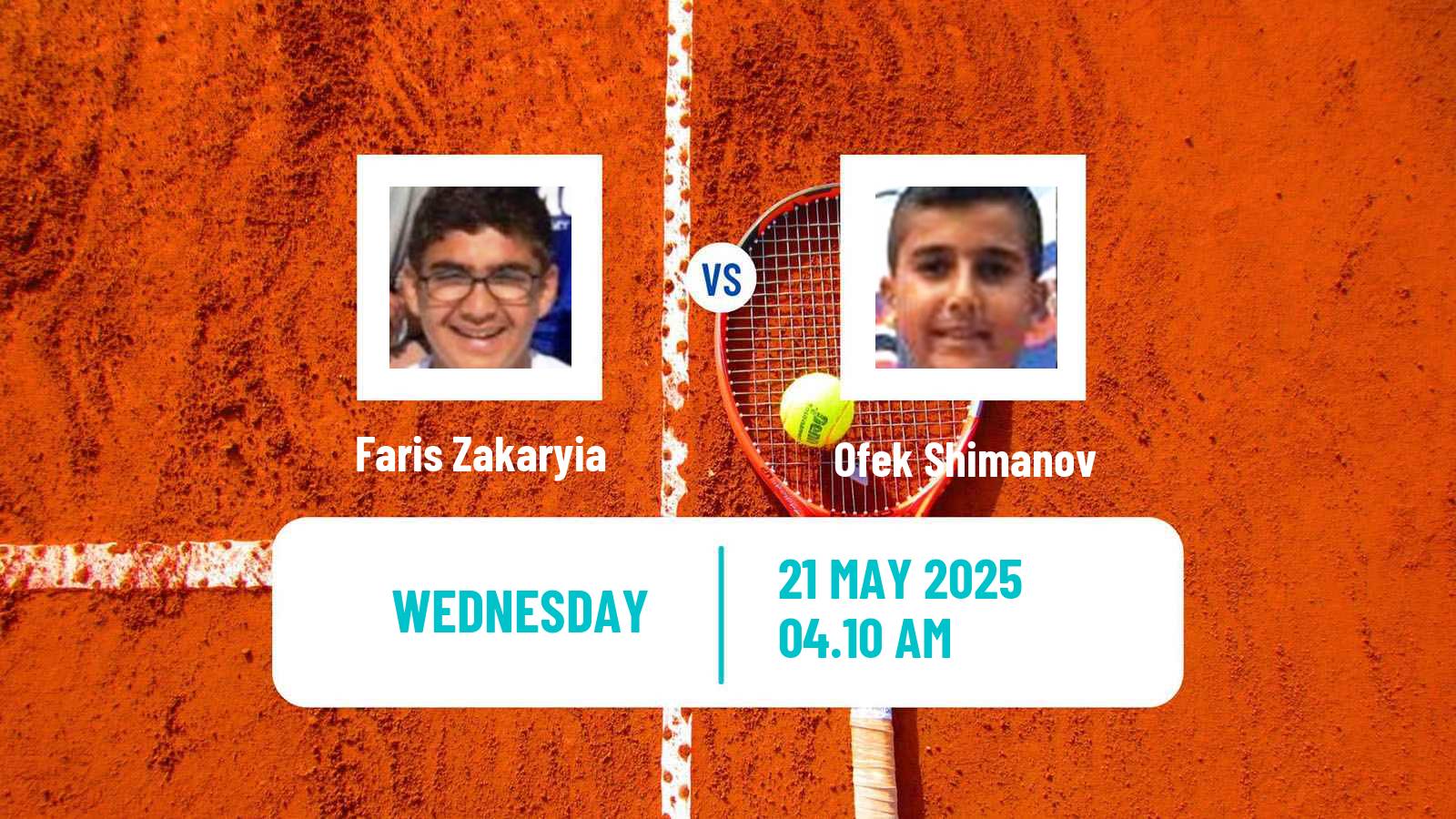 Tennis ITF M15 Heraklion 6 Men Faris Zakaryia - Ofek Shimanov