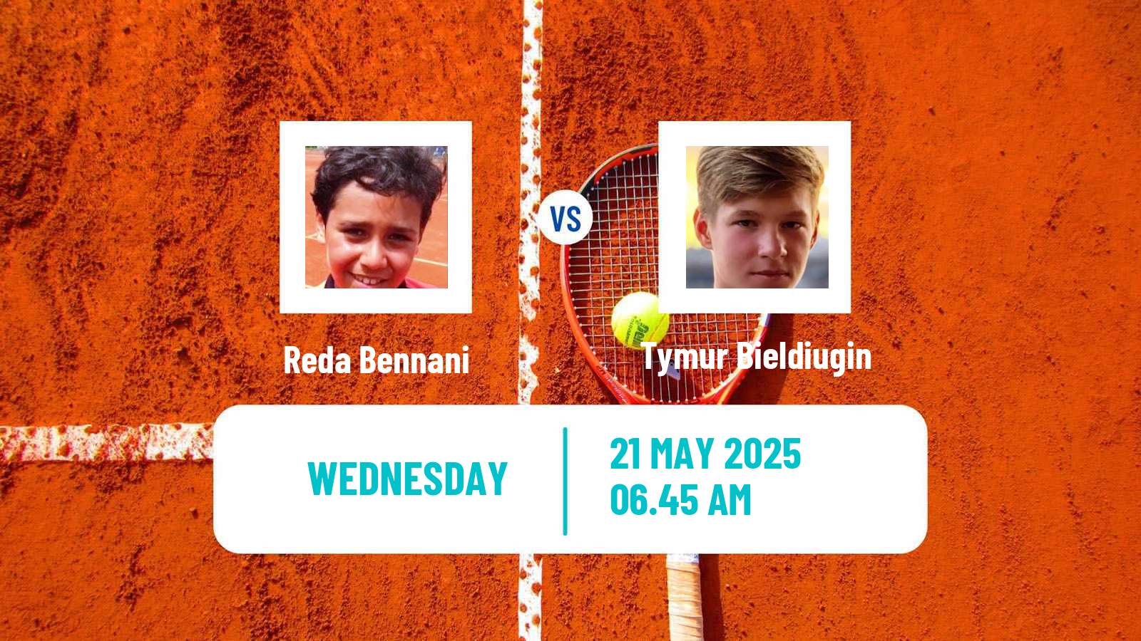 Tennis ITF M15 Brcko Men Reda Bennani - Tymur Bieldiugin